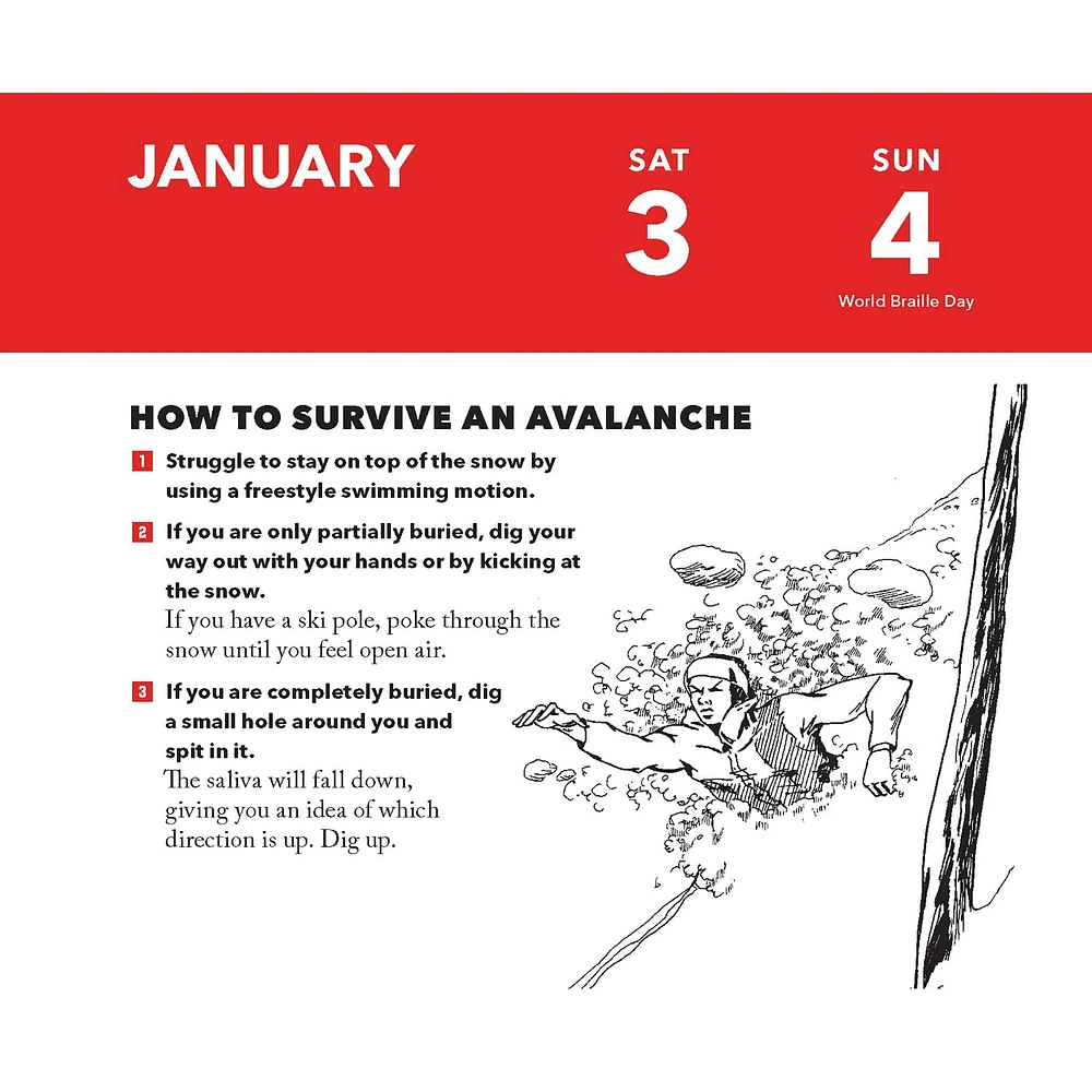 Worst Case Scenario Survival 2026 Box Calendar
