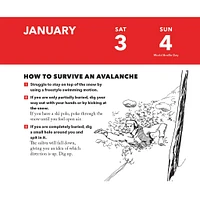 Worst Case Scenario Survival 2026 Box Calendar
