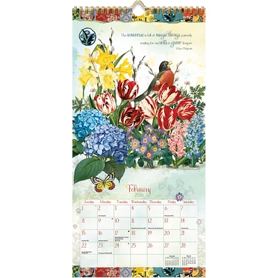 Garden Botanicals 2026 Slim Calendar - Online Exclusive