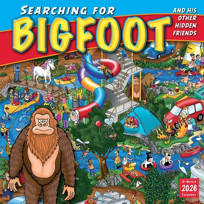 Searching For Bigfoot And His Other Hidden Friends 2026 Wall Calendar