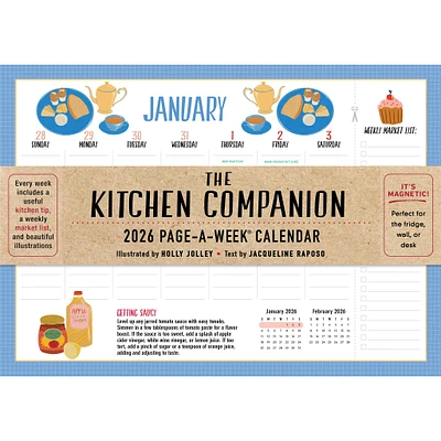 Kitchen Companion 2026 Wall Calendar