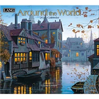 Around The World Special Edition with Print Wall 2025 Calendar