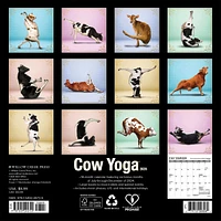 Cow Yoga Mini 2025 Calendar