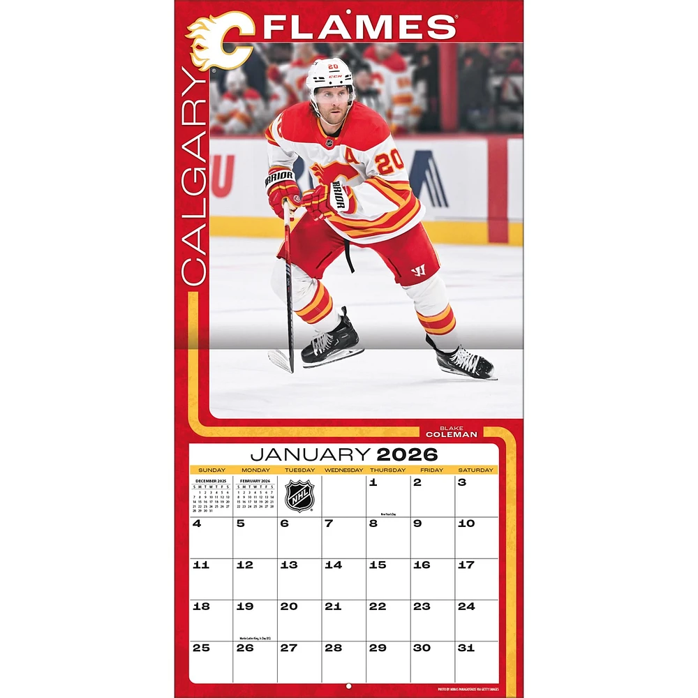 NHL Calgary Flames 2026 Wall Calendar - Online Exclusive