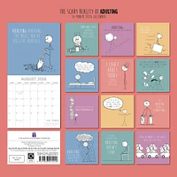 Scary Reality Of Adulting 2026 Wall Calendar