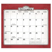 Nostalgic Main Street 2026 Deluxe Wall Calendar - Online Exclusive
