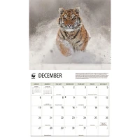 World Wildlife Fund Tigers 2026 Wall Calendar