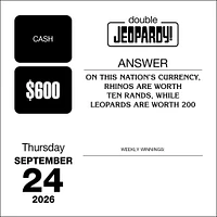 Jeopardy! 2026 Box Calendar