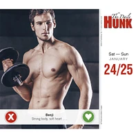 Daily Hunk 2026 Box Calendar