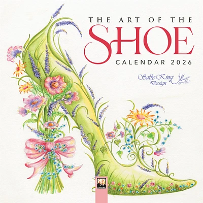 The Art Of The Shoe By Sally King Design 2026 Mini Calendar - Online Exclusive