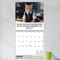 Corporate Cats 2026 Wall Calendar