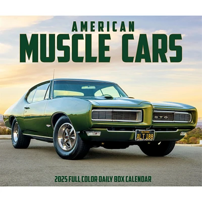 American Muscle Cars Box 2025 Calendar