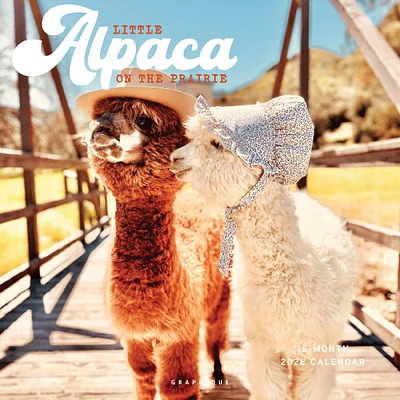 Litte Alpaca On The Prairie 2026 Wall Calendar