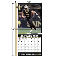 NFL New Orleans Saints 2026 Wall Calendar