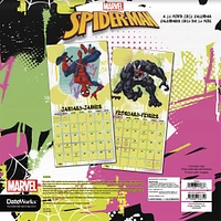 Spider Man Bilingual 2026 Wall Calendar