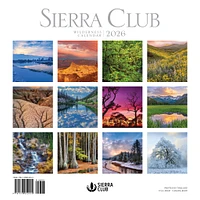 Sierra Club Wilderness 2026 Wall Calendar