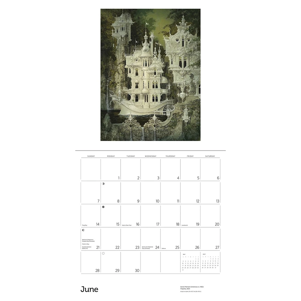Art Of Daniel Merriam 2026 Wall Calendar - Online Exclusive