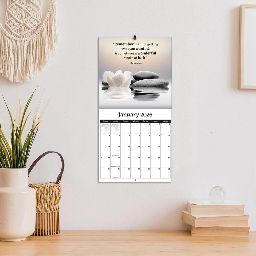 Zen 2026 Mini Calendar