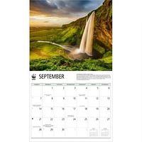 Beautiful Places World Wildlife Fund Wall 2025 Calendar