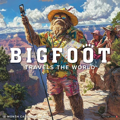 Bigfoot Travels The World 2026 Wall Calendar - Online Exclusive