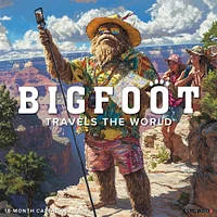 Bigfoot Travels The World 2026 Wall Calendar - Online Exclusive