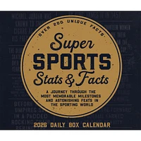 Super Sports Stats & Facts 2026 Box Calendar - Online Exclusive