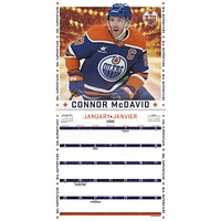 NHL Superstars Bilingual 2026 Wall Calendar