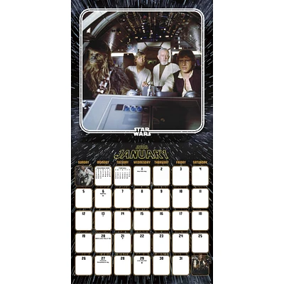 Star Wars Mini 2025 Calendar