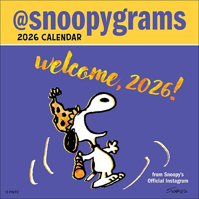 Peanuts @Snoopygrams 2026 Mini Calendar