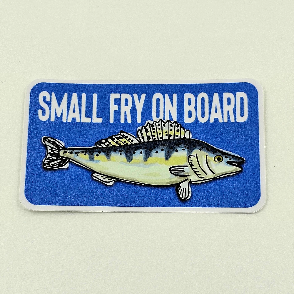 Small Fry On Board Vinyl Sticker - FINAL SALE