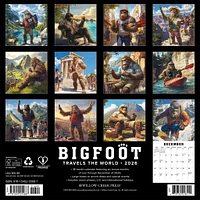 Bigfoot Travels The World 2026 Wall Calendar - Online Exclusive