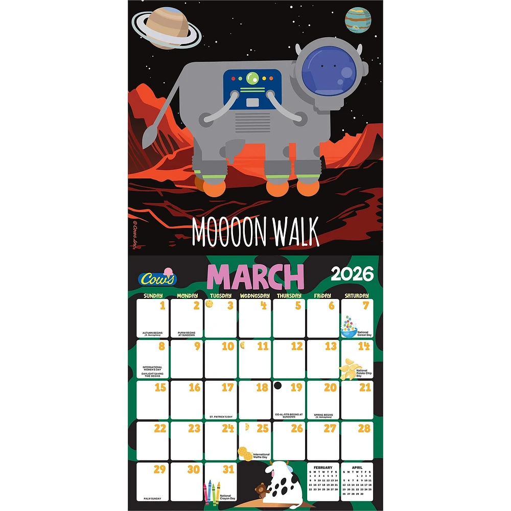 Cows Creamery 2026 Mini Calendar