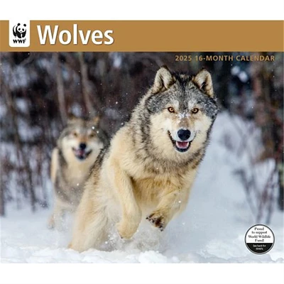 Wolves World Wildlife Fund Wall 2025 Calendar