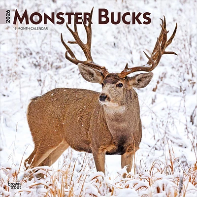 Monster Bucks 2026 Wall Calendar - Online Exclusive