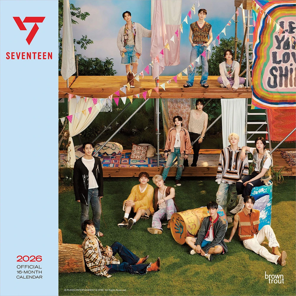 Seventeen 2026 Wall Calendar