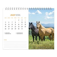 Horse Lovers 2026 Double View Easel Calendar - Online Exclusive