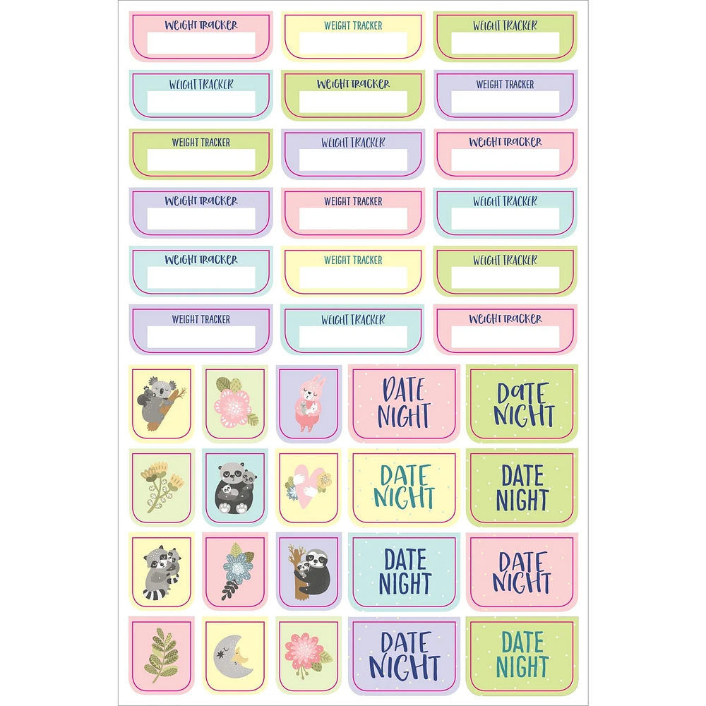 Pregnancy and Babys 1st Year Planner Stickers