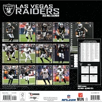 NFL Las Vegas Raiders Wall 2025 Calendar