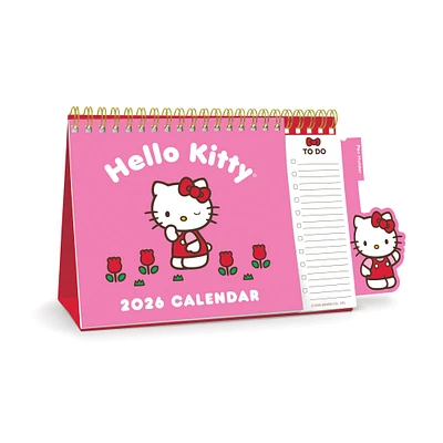 Hello Kitty Playful Pink 2026 Easel Calendar - Online Exclusive