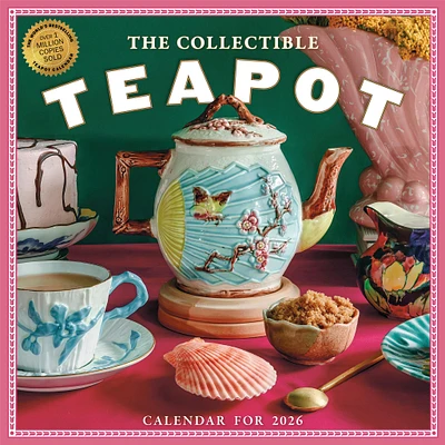 Collectible Teapot 2026 Wall Calendar