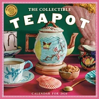 Collectible Teapot 2026 Wall Calendar