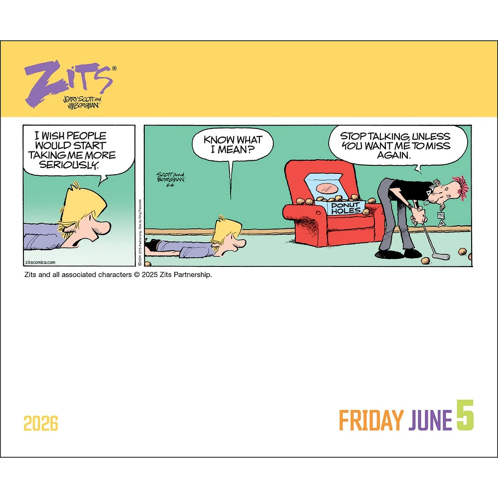 Zits 2026 Box Calendar