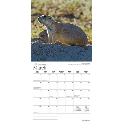 Prairies 2026 Wall Calendar