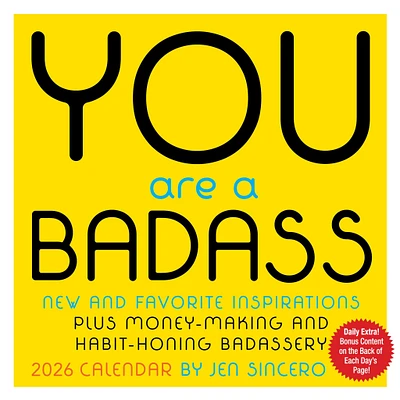 You Are A Badass 2026 Box Calendar