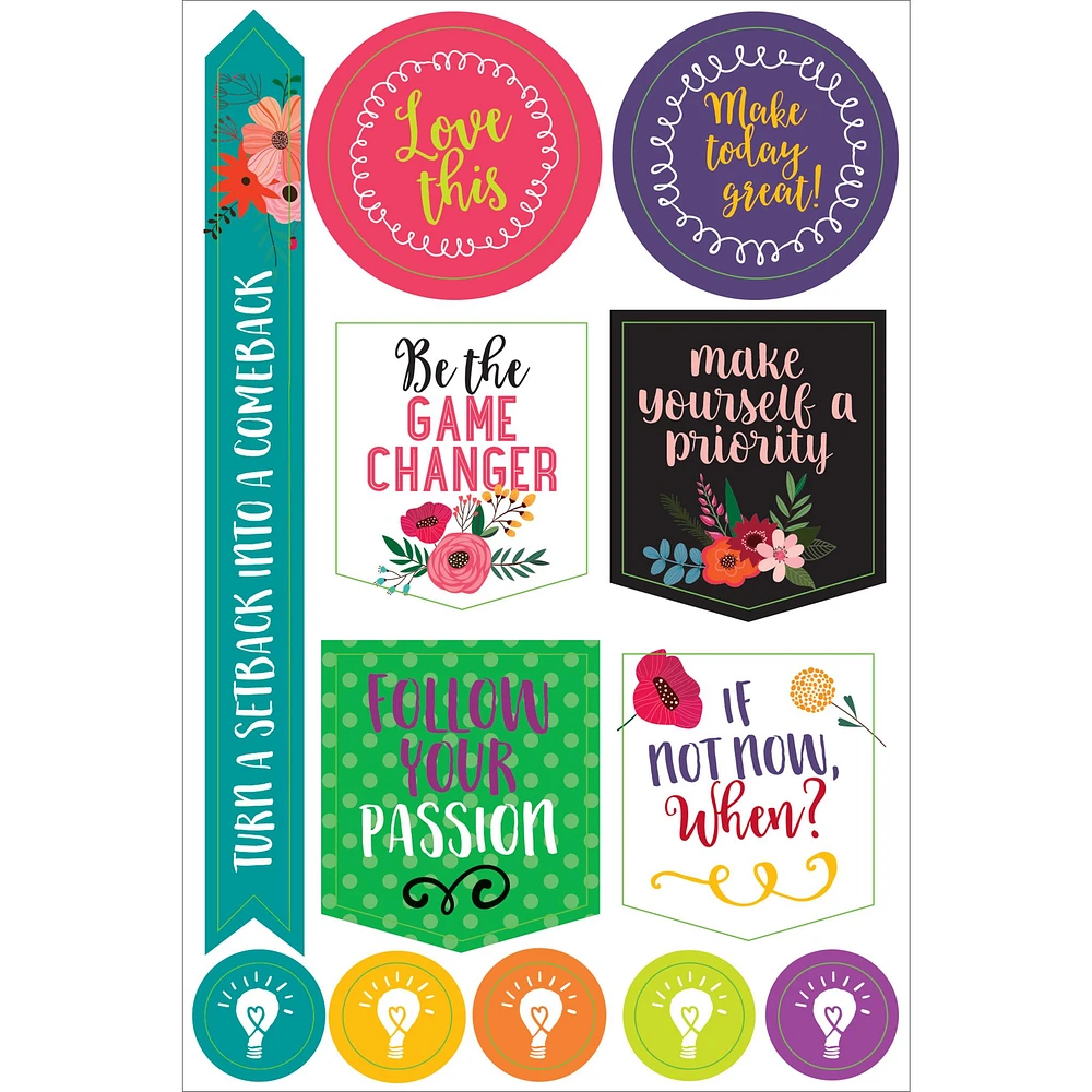 Wake Up Kick Ass Planner Stickers