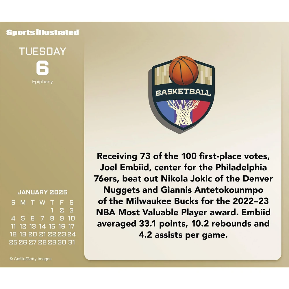 Sports Illustrated Sports 2026 Box Calendar - Online Exclusive
