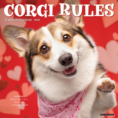 Corgi Rules 2026 Wall Calendar - Online Exclusive