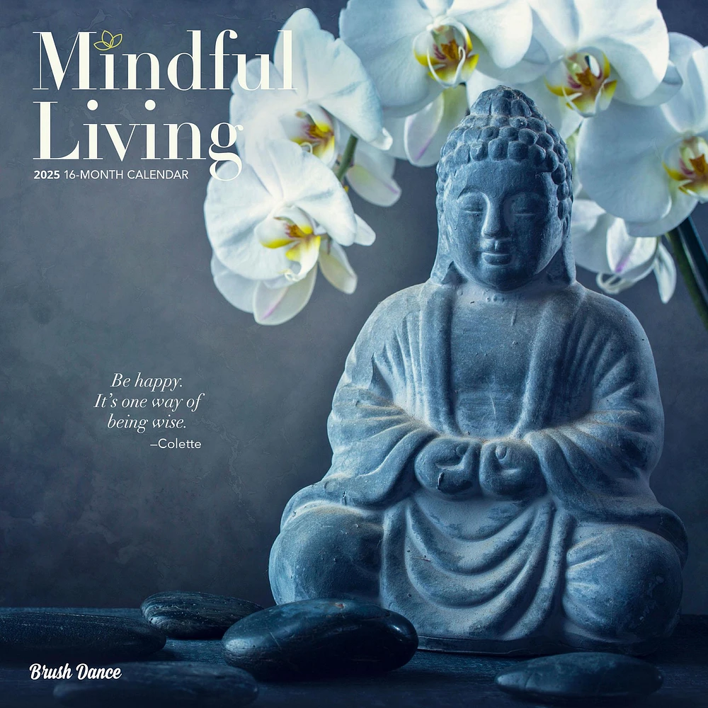 Mindful Living Wall 2025 Calendar