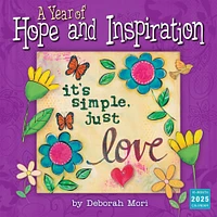 Year Of Hope And Inspiration Wall 2025 Calendar