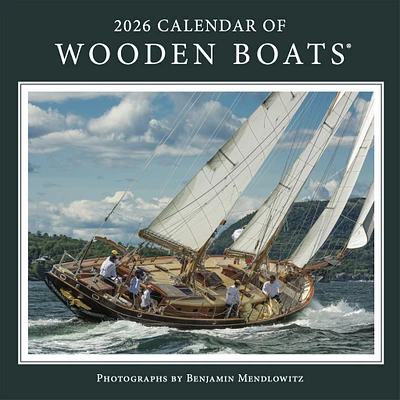 Wooden Boats 2026 Wall Calendar